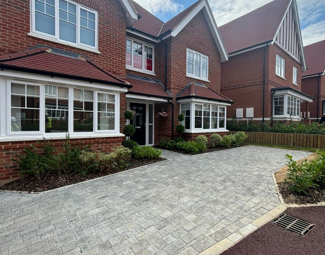 External works and finished hard landscaping completed by CCS Contractors Ltd.