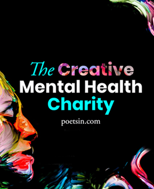 PoetsIN Creative Mental Health Charity logo supported by corporate donation from CCS Contractors Ltd.